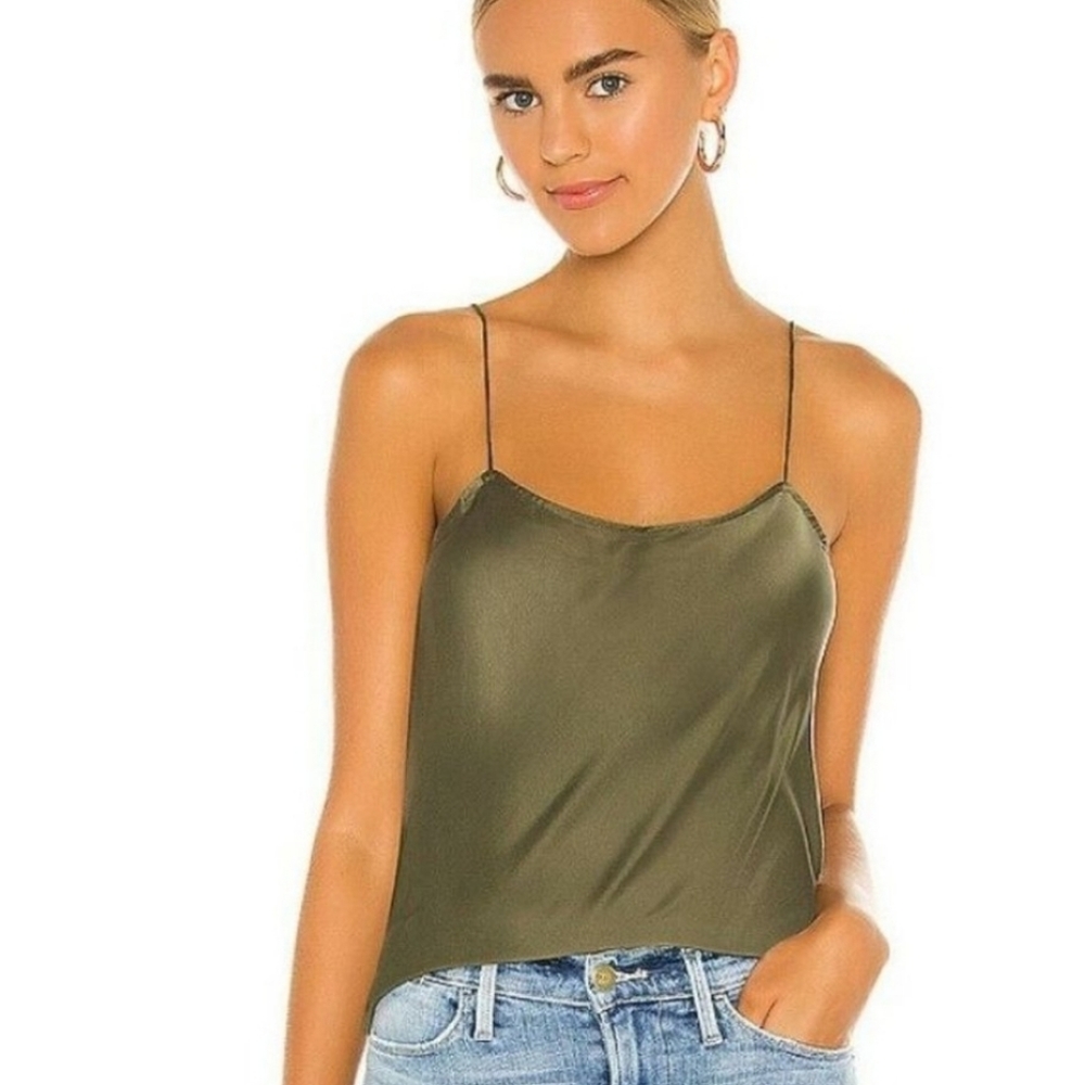 FRAME 100% Silk Camisole in M